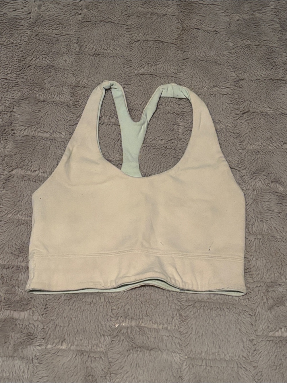 Reversible Mint Racerback Sports Bra - Women